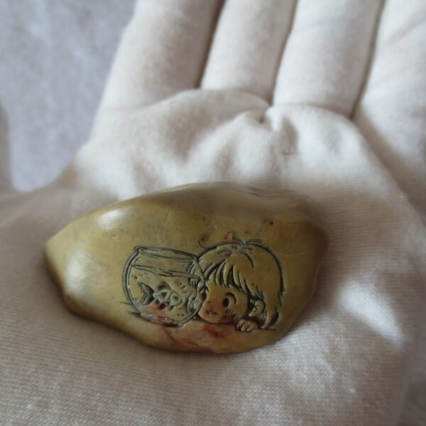 carved natural gobi mud stone decor decorative home ornament,one of a kind (l16) (copy)