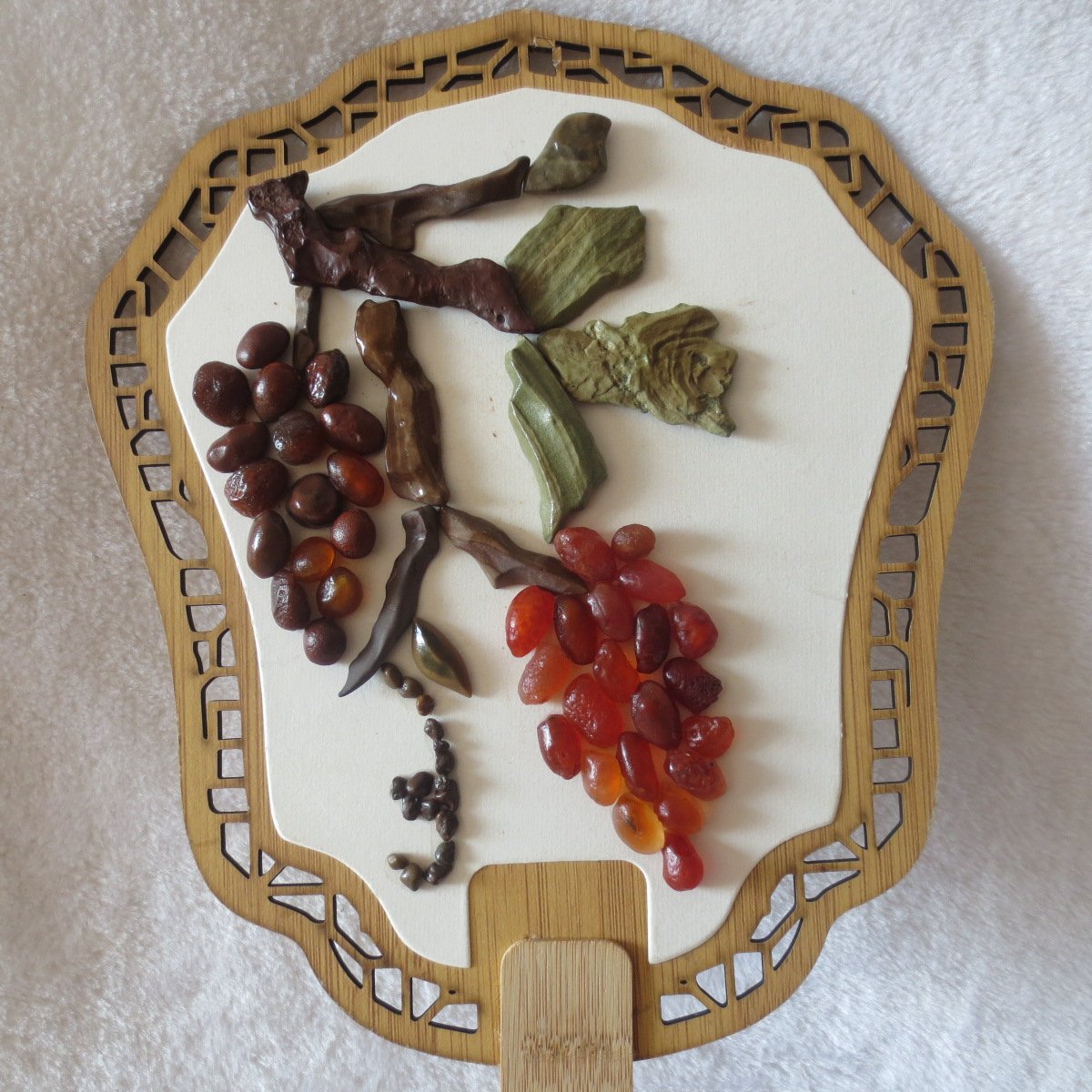 unique handmade gobi stone flower home decor, one‑of‑a‑kind (f12)