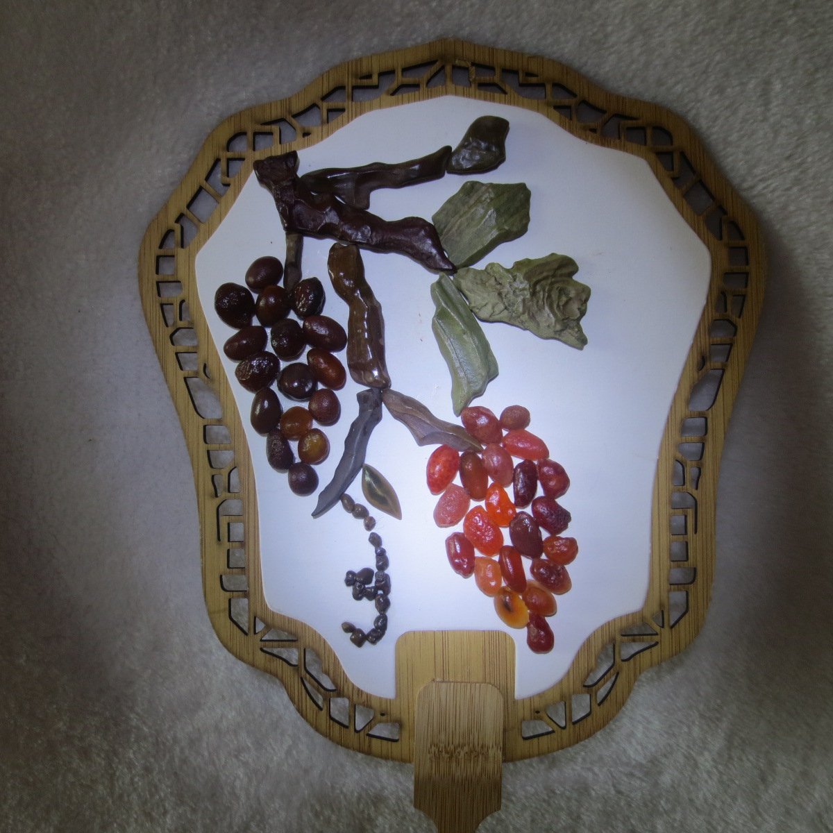 unique handmade gobi stone flower home decor, one‑of‑a‑kind (f12)