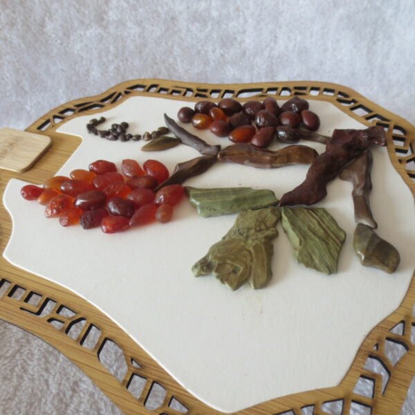 unique handmade gobi stone flower home decor, one‑of‑a‑kind (f12)