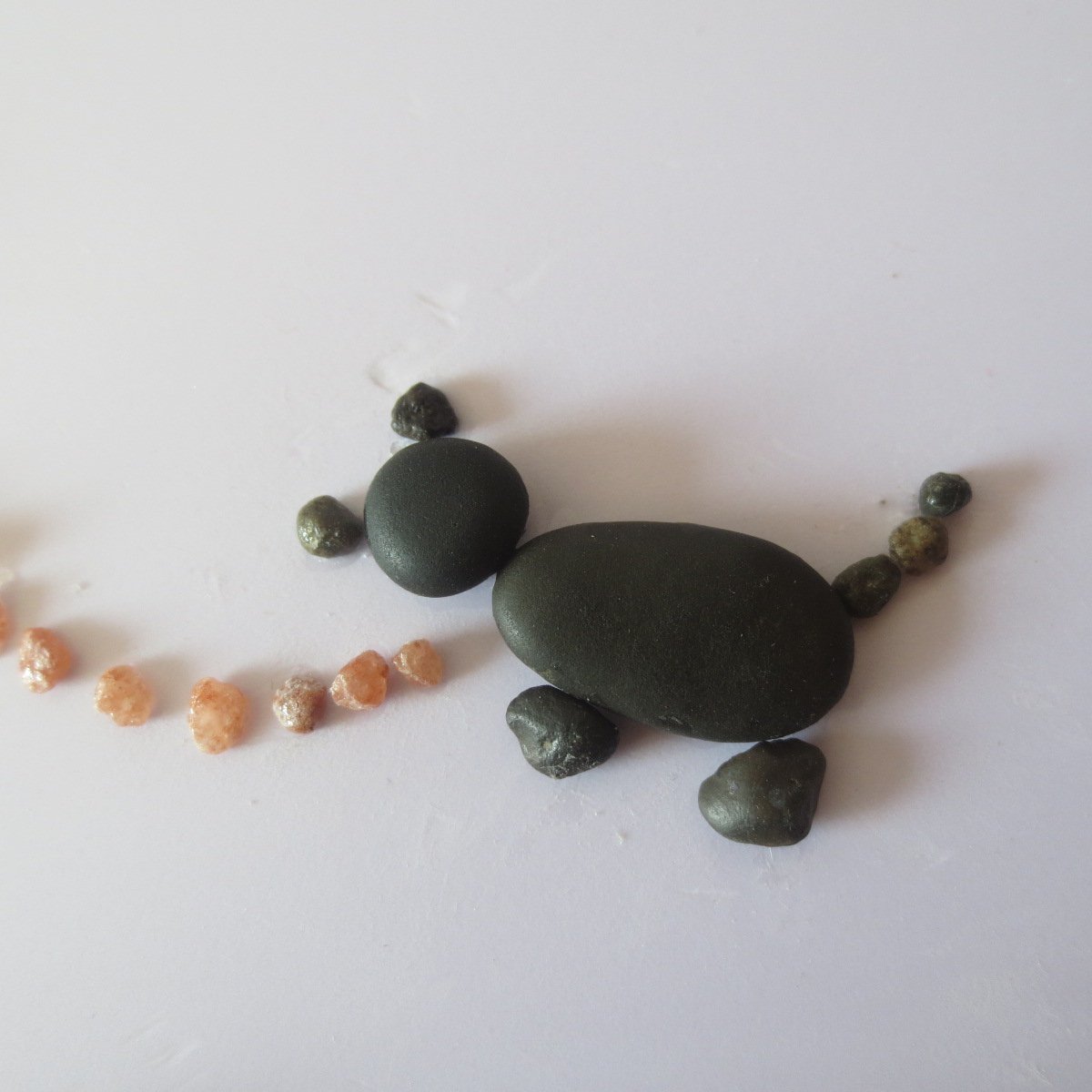 unique handmade gobi stone flower home decor, one‑of‑a‑kind (f11)